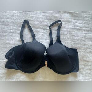 ThirdLove 38 D Front Closure Black Bra